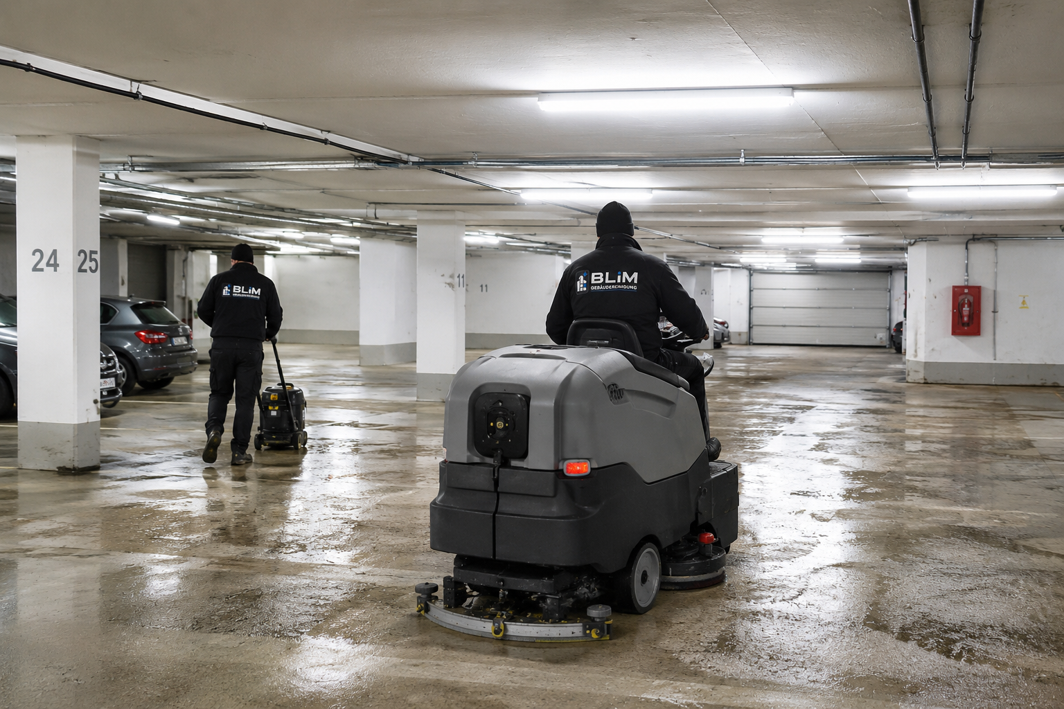 Tiefgaragen- & Garagenreinigung